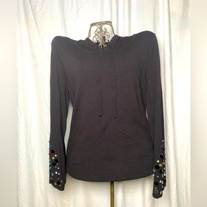 Amazing Black long sleeve hoodie